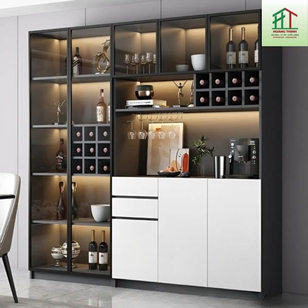 Tủ Rượu Cánh Kính Cao Cấp TR01