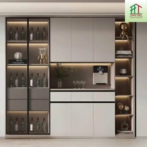 Tủ Rượu Cánh Kính Cao Cấp TR04