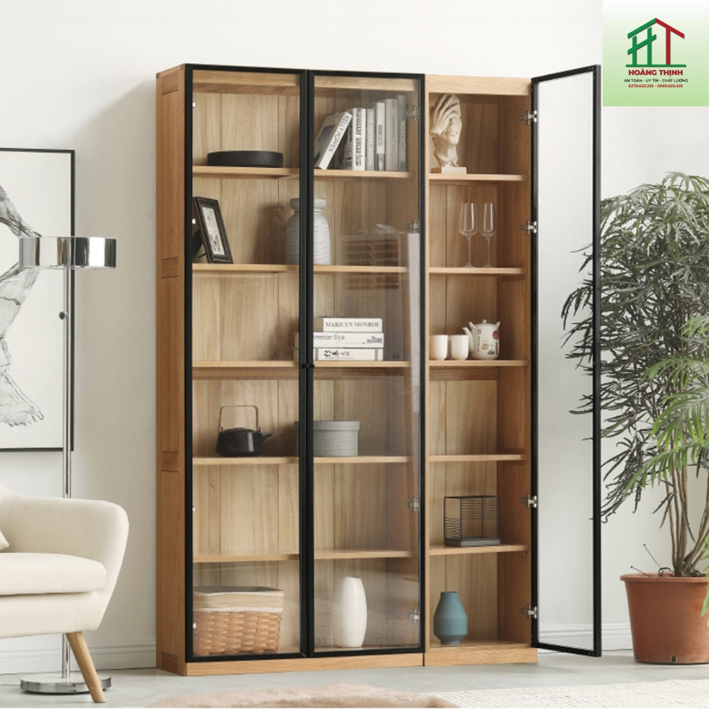 Tủ Trang Trí Cánh Kính Cao Cấp TT03