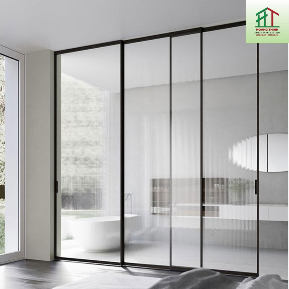 Vách Ngăn - Cửa Lùa Giảm Chấn Cao Cấp VC04